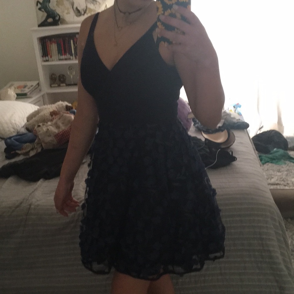 Navy blue dress